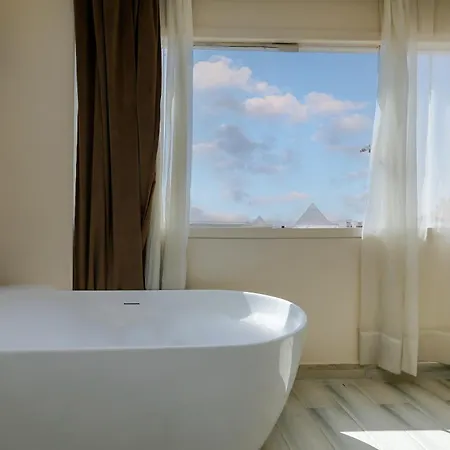 Venus Pyramids Inn - Top Roof Access W Free Break Fast Kafret el-Gabal Exterior photo